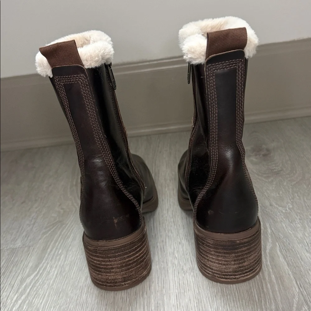 Timberland Dalston Vibe Waterproof Faux Fur Lined Boots | EUC Size 8.5 - Picture 8 of 12